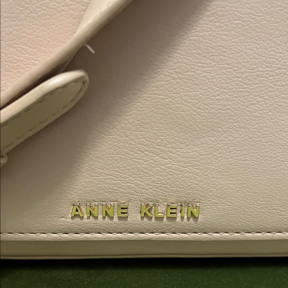Anne Klein Blush Mini Bag with Floral Handle - Picture 4 of 9